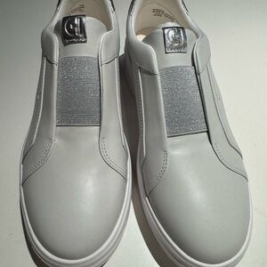 Gray Slip-On Sneakers